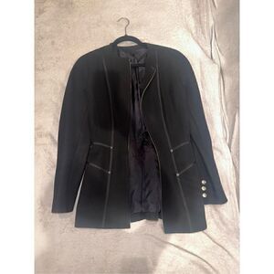 Black womens jacket coat size S
